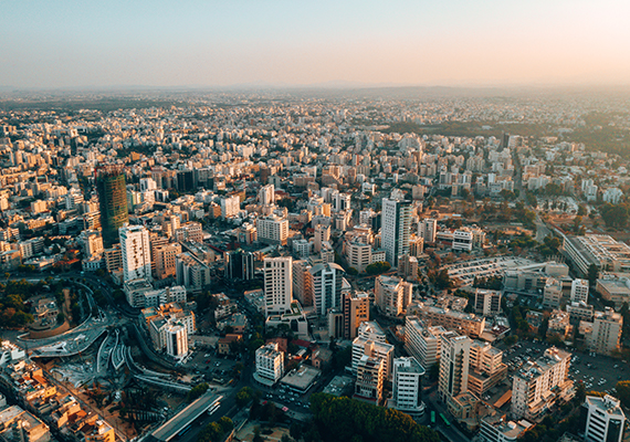 Nicosia aerial